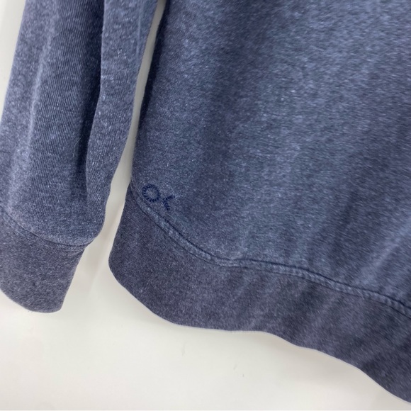 Outerknown Women's Full Zip Hooded Sweatshirt Blue Size Medium - Picture 5 of 9